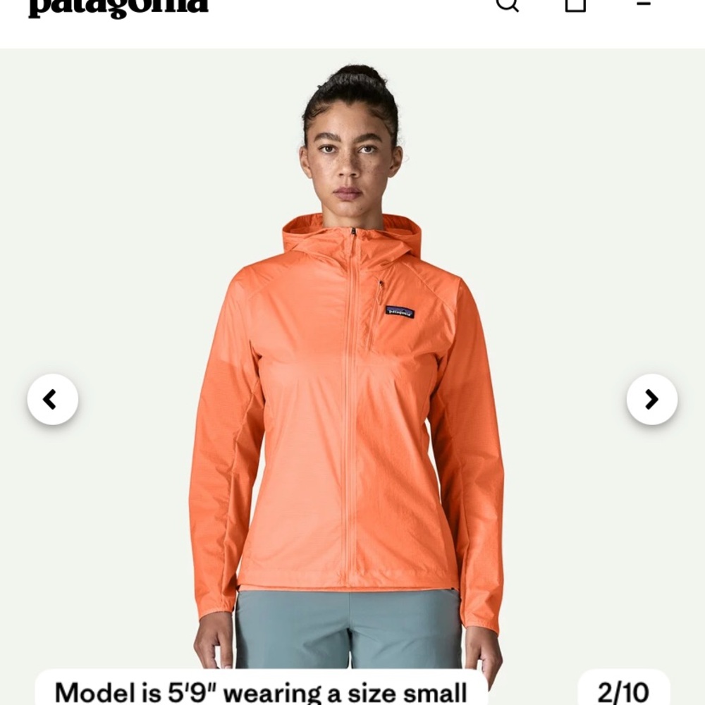 NWOT Women’s Patagonia Houdini Jacket, Size Medium